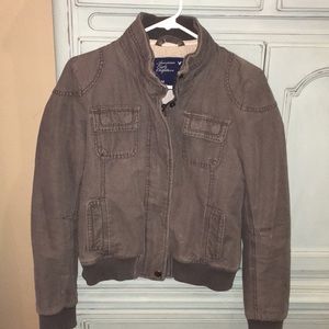 Grey AE bomber jacket